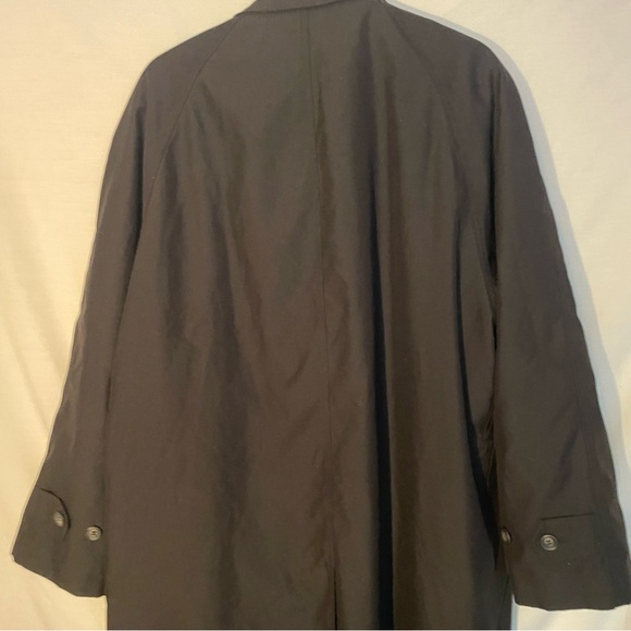 Lauren Ralph Lauren Men's Black Overcoat/trench/jacket size 40S - Picture 3 of 9